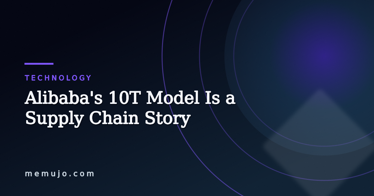 Alibaba's 10T Model Is a Supply Chain Story