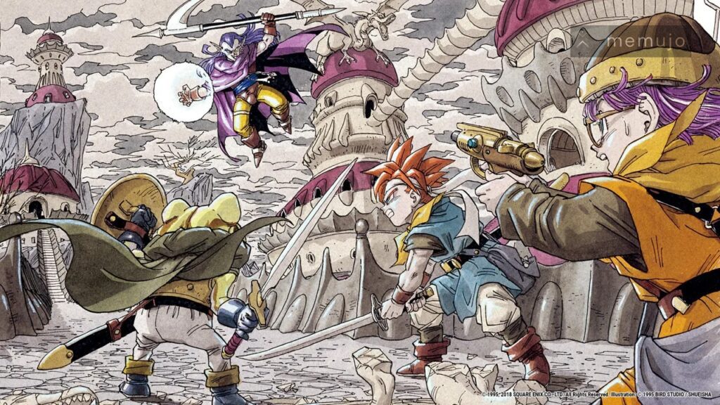 Chrono Trigger SNES artwork characters